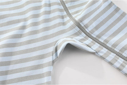 2 Pack Unisex Baby Short Sleeve Rompers 2 Way Zipper New Born One-Piece Jumpsuits 0-24Months Infant Outfits