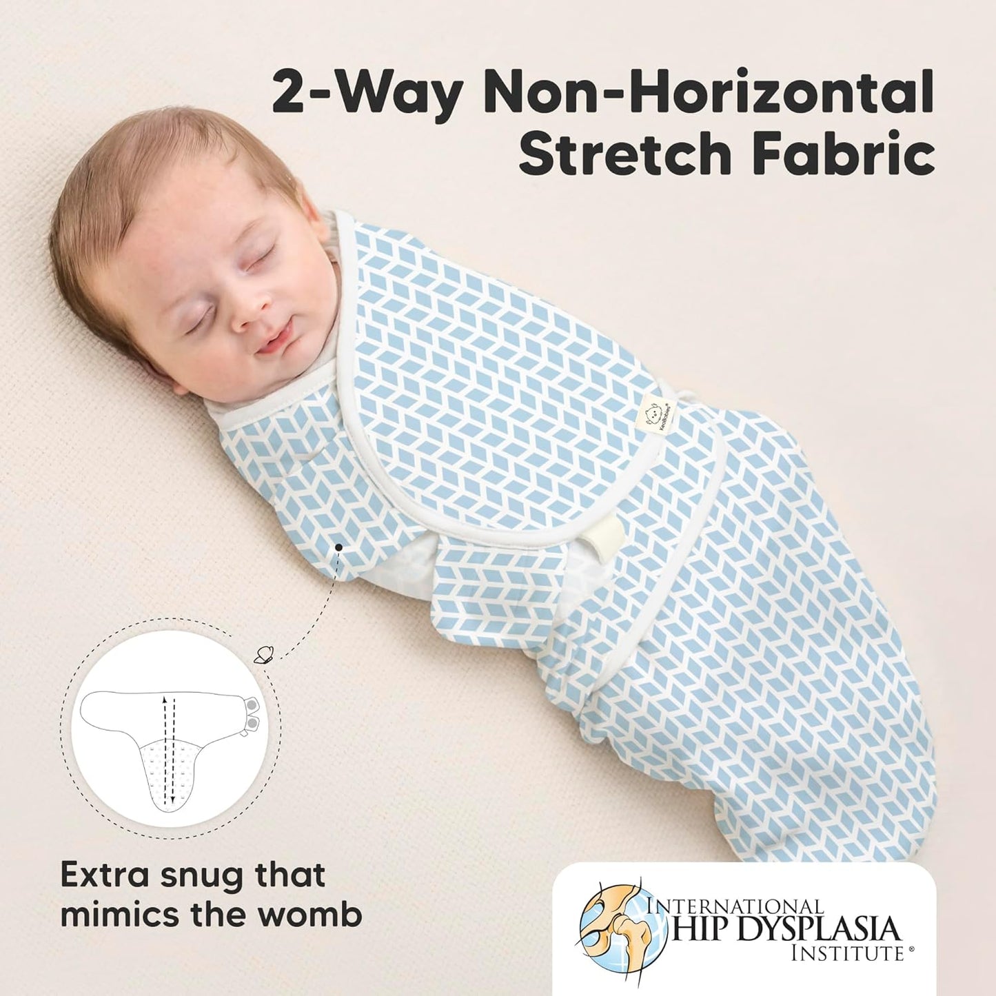 KeaBabies 3-Pack Organic Baby Swaddle Sleep Sacks - Swaddles for Newborns, Infant 0-3 Months, Baby