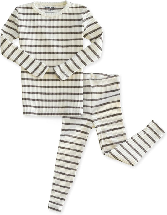 AVAUMA Baby Boys Girls Pajama Set 6M-7T Kids Cute Toddler Snug fit Pjs Cotton Sleepwear