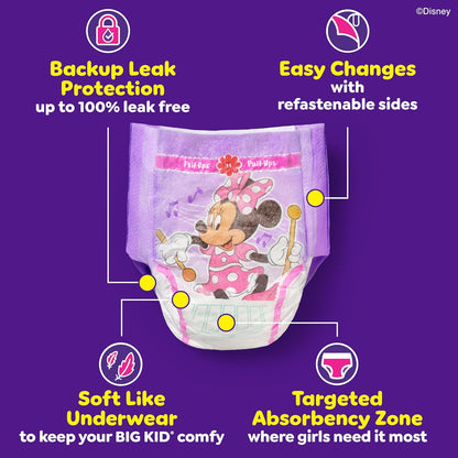 Pull-Ups Girls' Potty Training Pants, Size 3T-4T Training Underwear (32-40 lbs), 84 Count