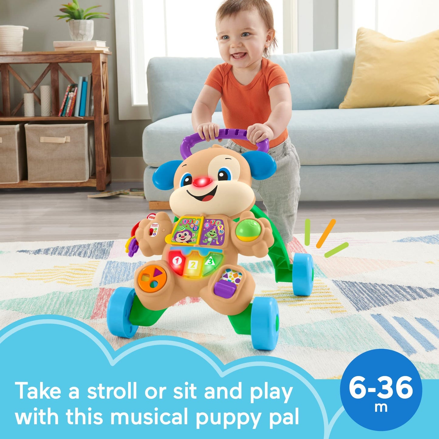 Fisher-Price Laugh & Learn Smart Stages Puppy Walker