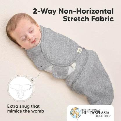 3-Pack Organic Baby Swaddle Sleep Sacks - Swaddles for Newborns, Infant 0-3 Months, Baby Girls