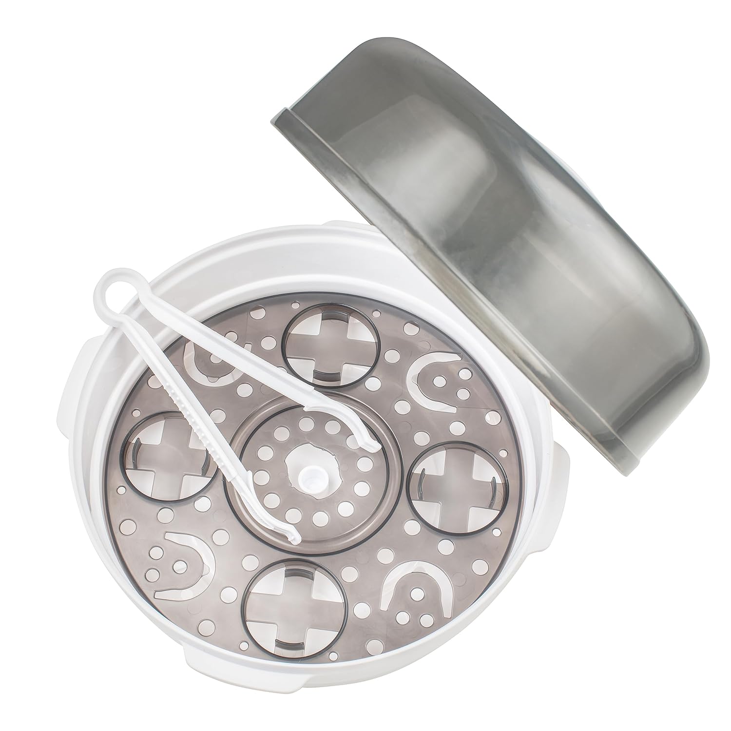 Dr. Brown's Microwave Steam Sterilizer for Baby Bottles, Nipples, Bottle Parts, Pacifiers, Teethers