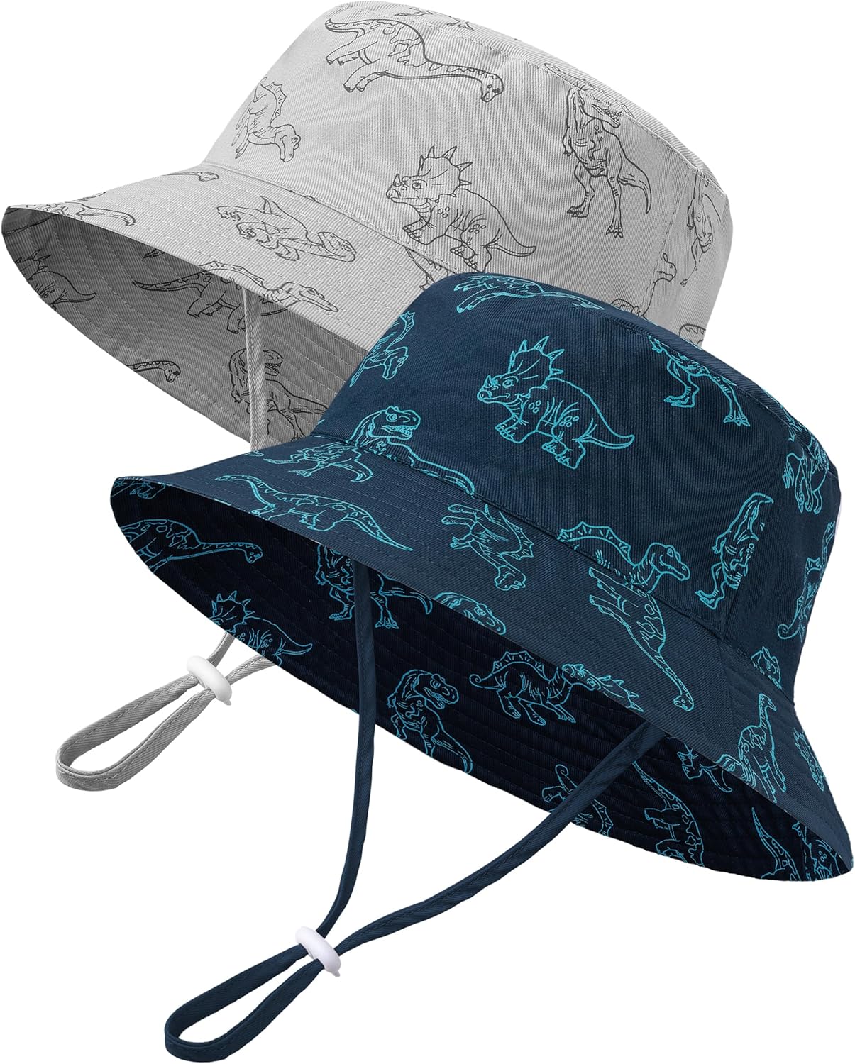 Baby Sun Hat Kids Summer UPF 50+ Toddler Bucket Hat Wide Brim Adjustable Beach Hats for Boys Girls Age 0-6 Years