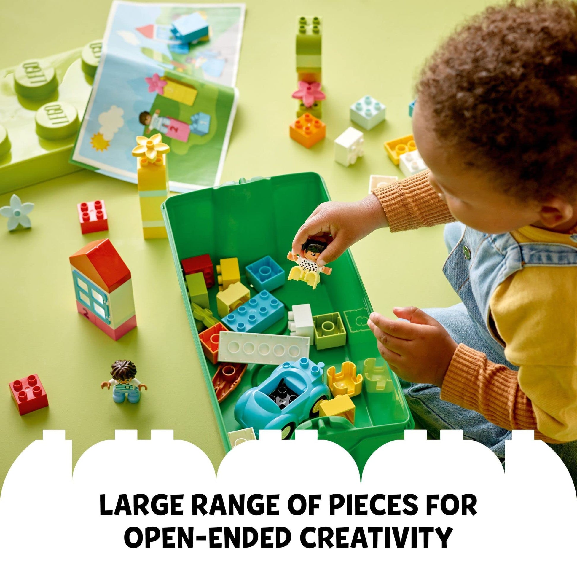 LEGO DUPLO Classic Brick Box Building Blocks - Learning & Educational Toys for Toddlers, Preschool