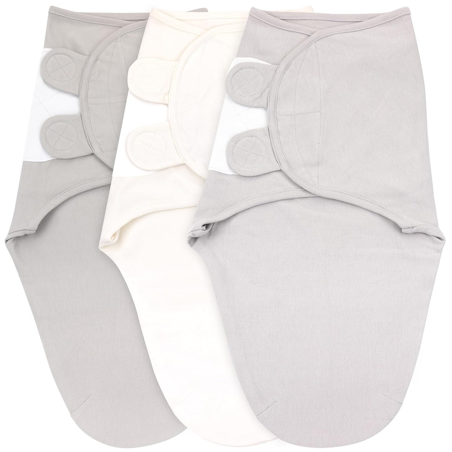 Bublo Baby Swaddles for Newborns - 3 Pack Baby Swaddles for 0-3 Months - Baby Swaddle Sleep Sack