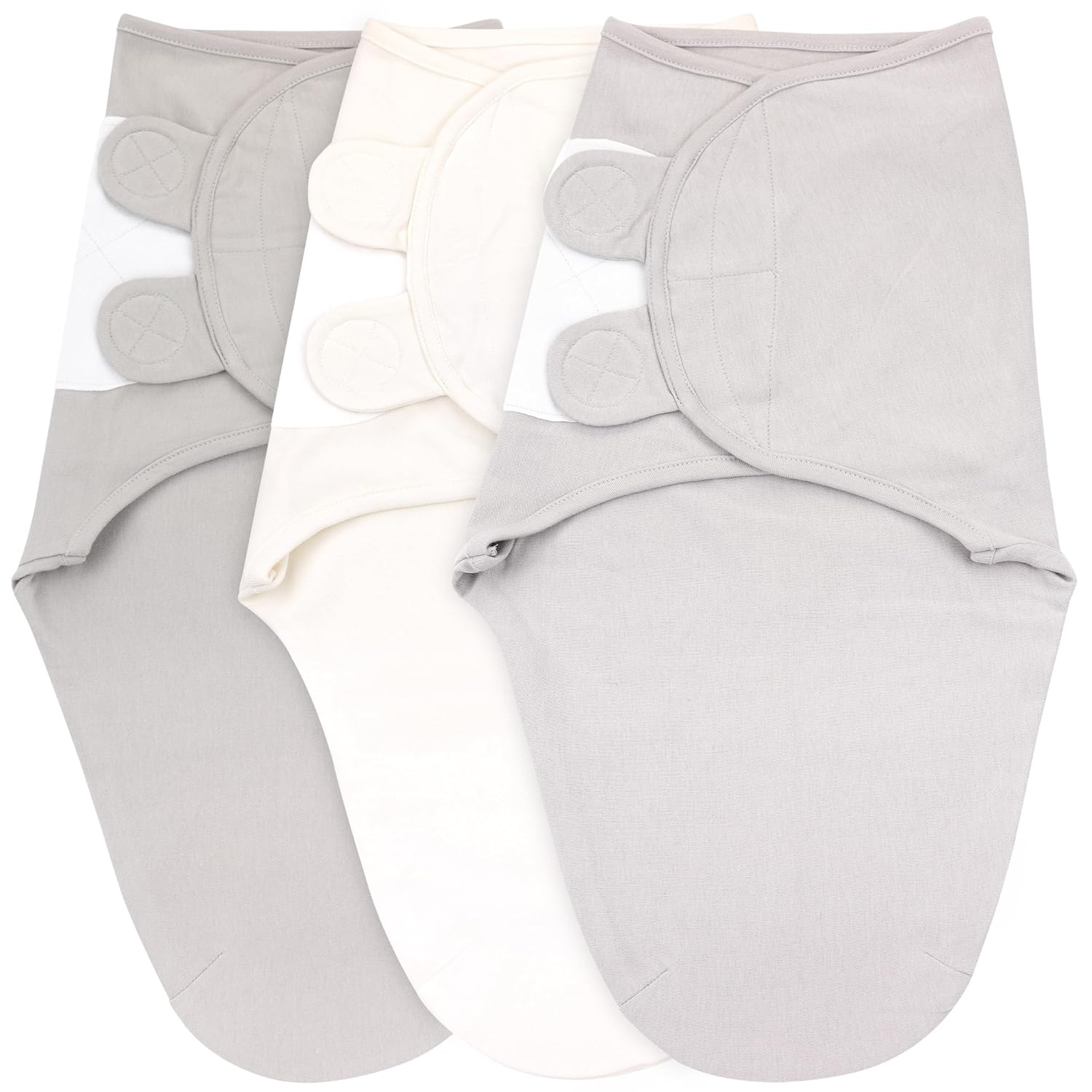 Bublo Baby Swaddles for Newborns - 3 Pack Baby Swaddles for 0-3 Months - Baby Swaddle Sleep Sack