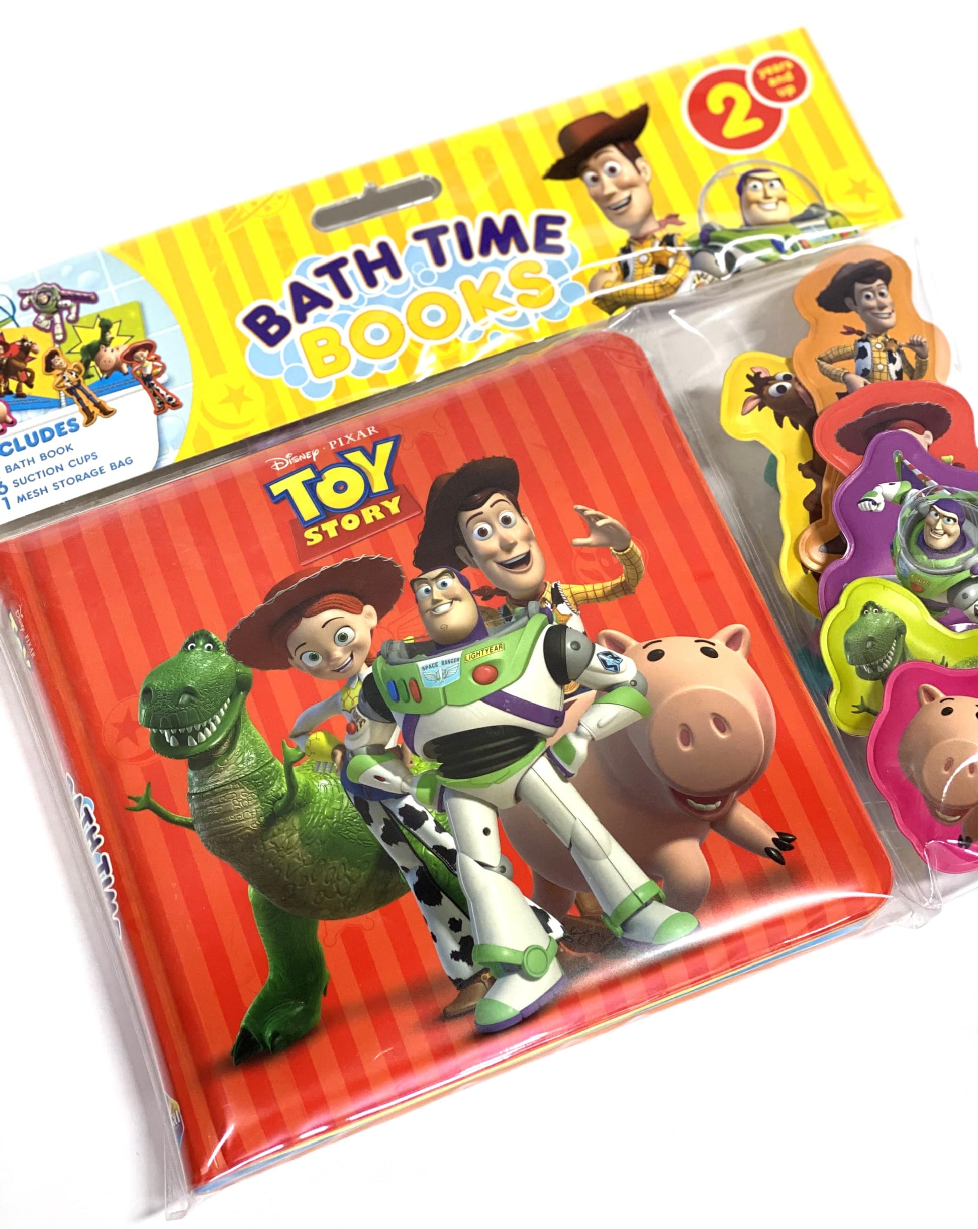 Disney / Pixar Toy Story Bath Time Books - Activity Books for kids, Bath book, 6 Padded suction