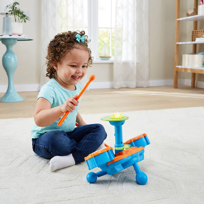 VTech KidiBeats Drum Set (Frustration Free Packaging), Orange
