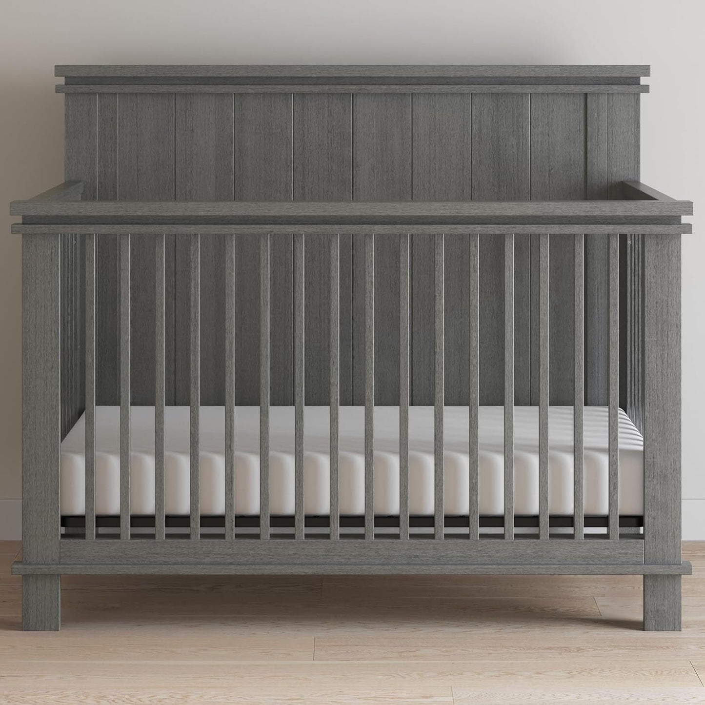 Child Craft Denman 4-in-1 Convertible Crib, Baby Crib Converts to Day Bed, Toddler Bed and Full