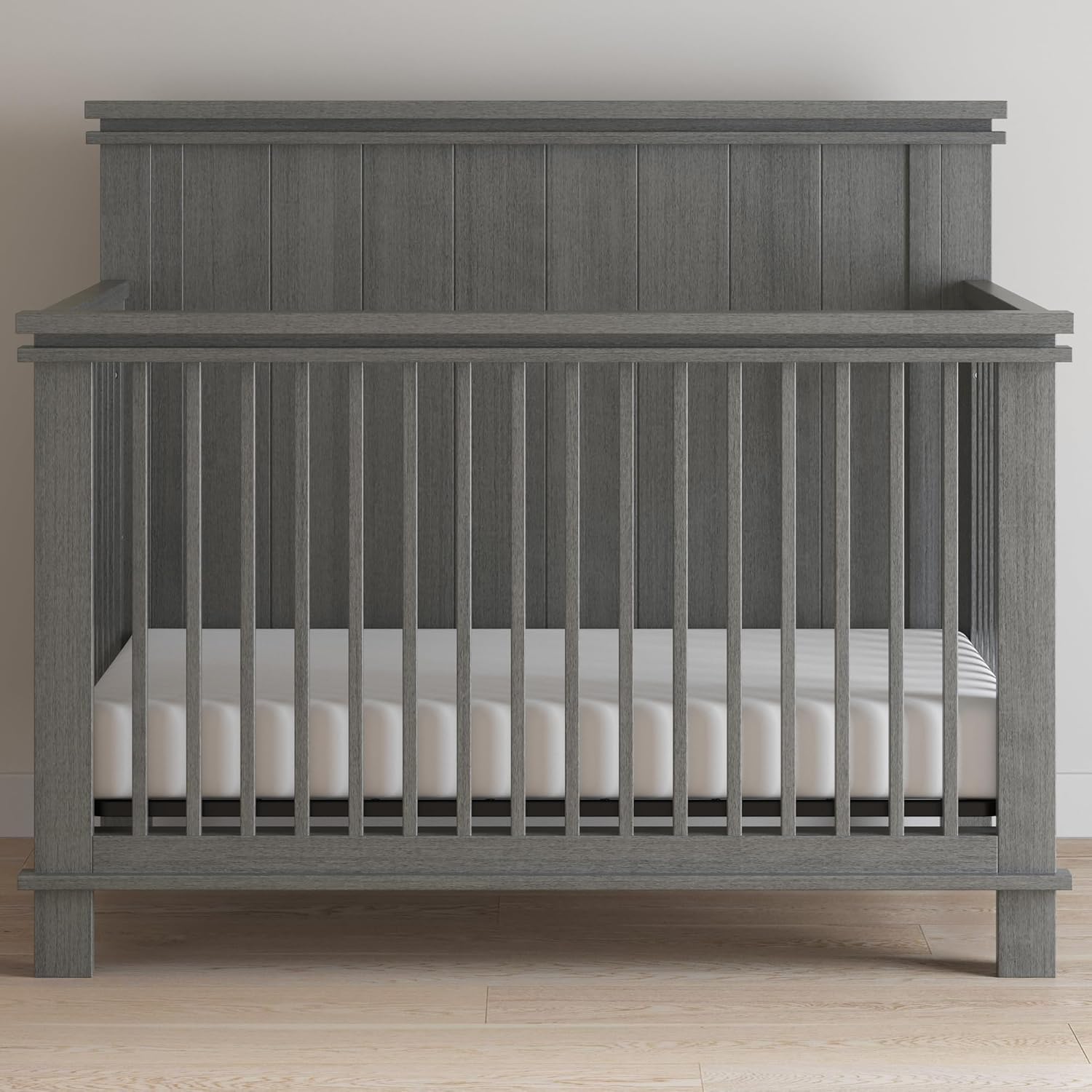 Child Craft Denman 4-in-1 Convertible Crib, Baby Crib Converts to Day Bed, Toddler Bed and Full