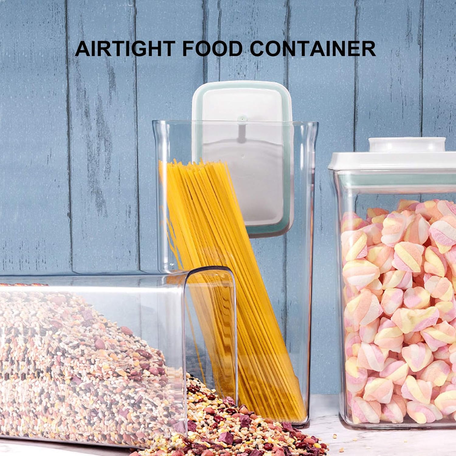 Airtight Food Storage Container Formula Dispenser with Spoon BPA-Free Milk Powder Container for