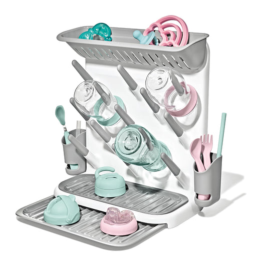Expandable Drying Rack for Baby Bottles, Saves Counter Space, Fits Newborn and Breastfeeding