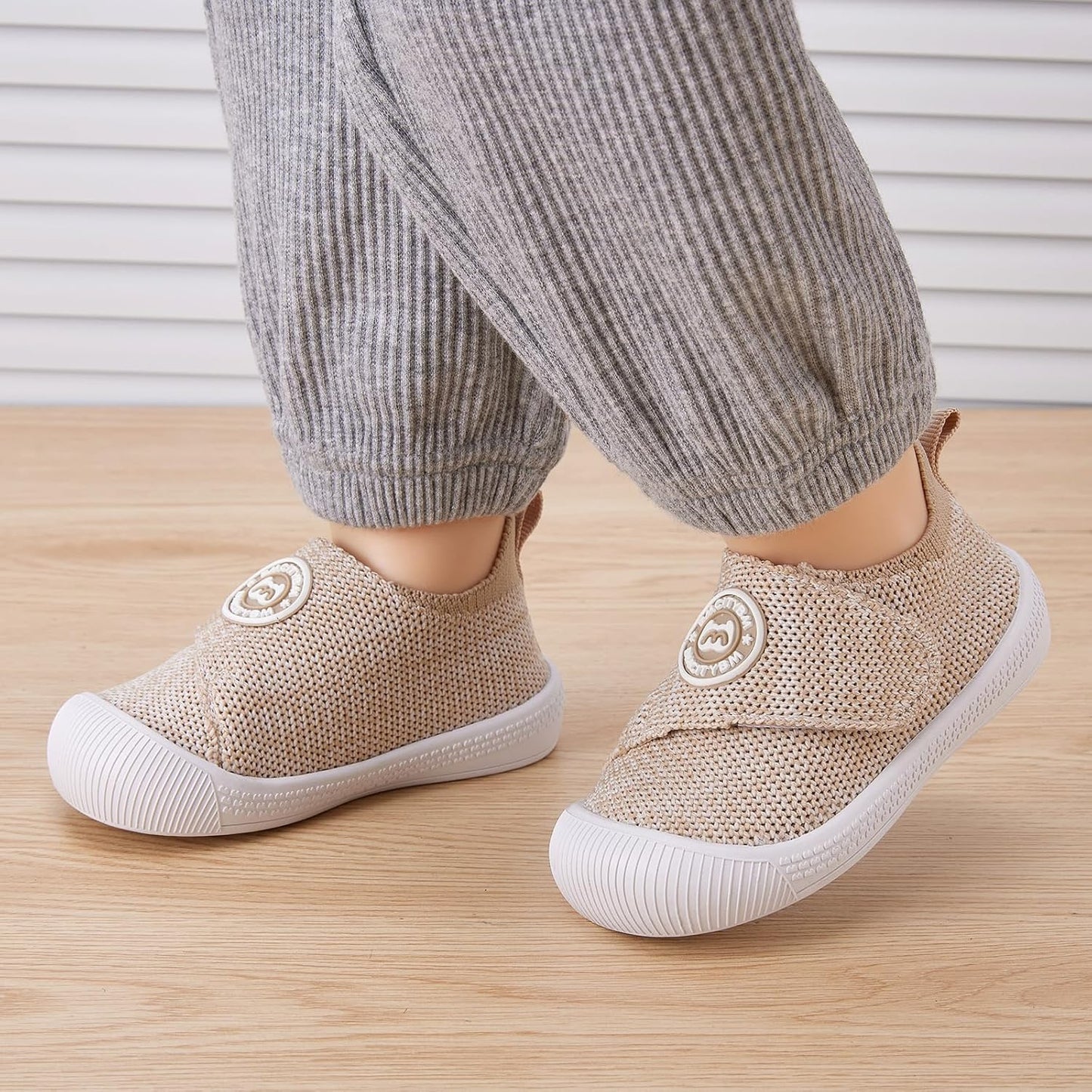 BMCiTYBM Baby Shoes Infant Boy Girl First Walker Shoes Toddler Walking Shoes Lightweight Non-Slip Sneakers for 6 9 12 18 24 Months