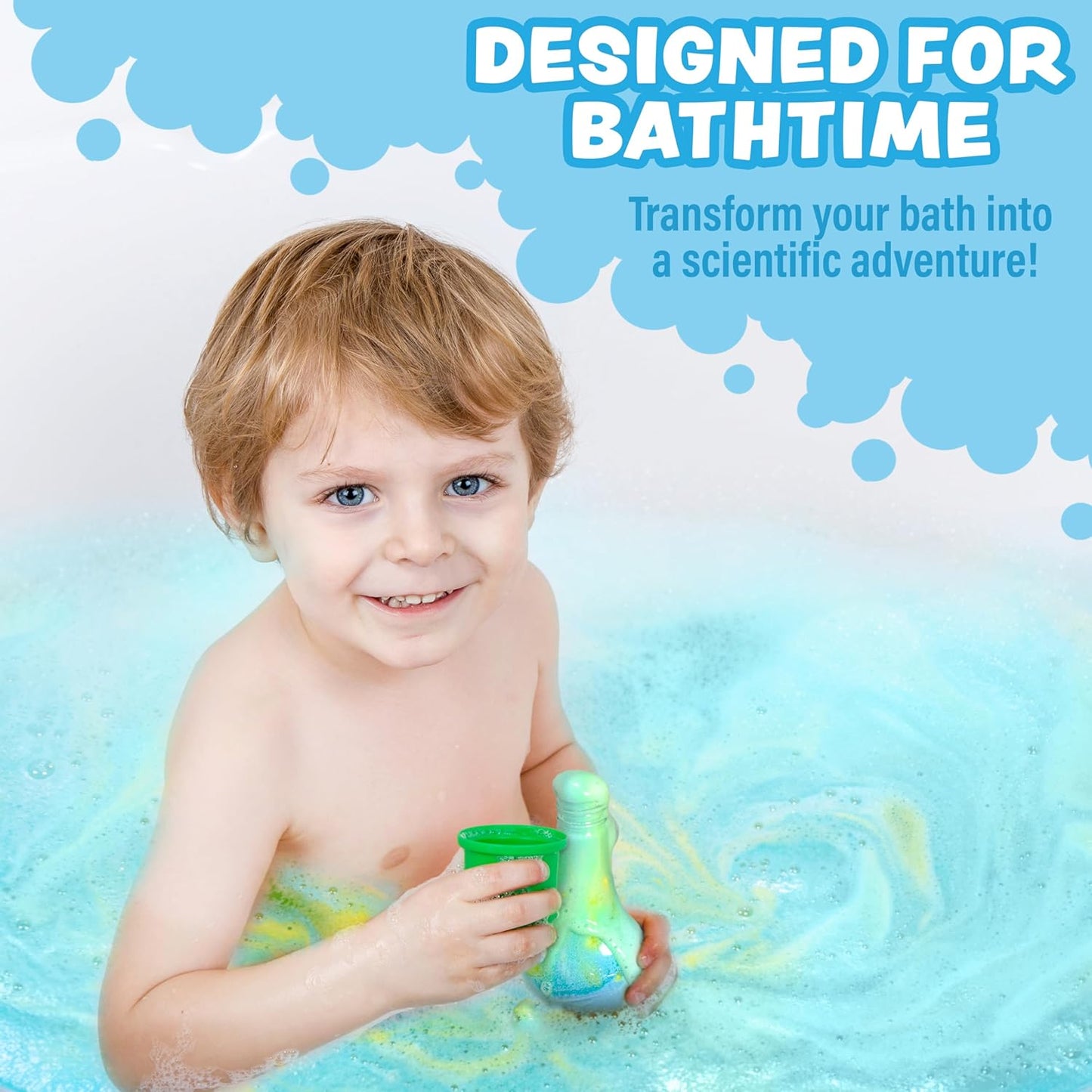Tub Works® Kids Bath Bomb Potion™ Bath Toy, Variety 6 Pack | Nontoxic | Fizzes, Foams & Bubbles