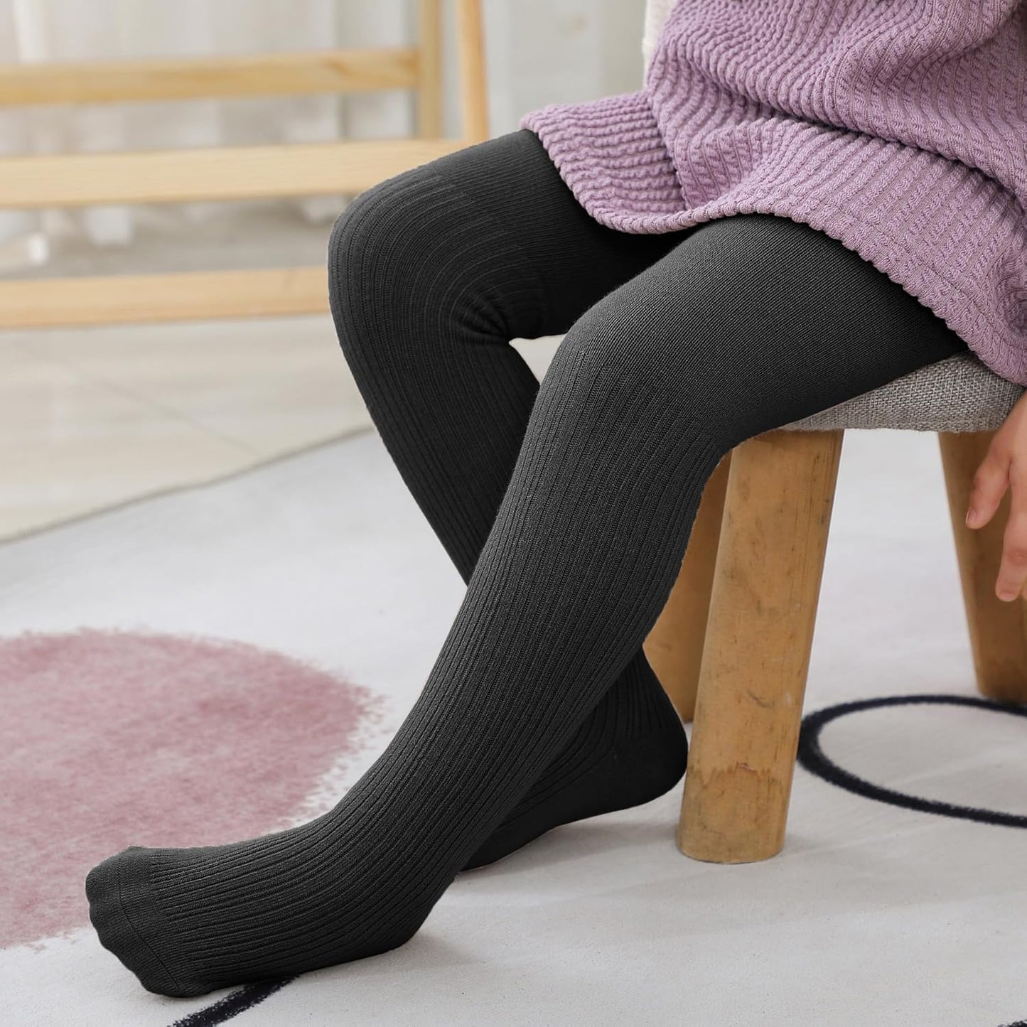 American Trends Baby Tights Non Slip Skid Baby Girl Tight Toddler Stocking Pants Cable Knit Infant Leggings