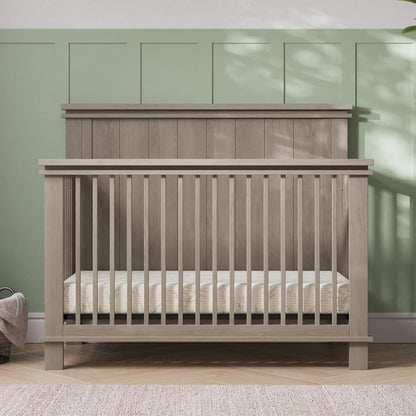 Child Craft Denman 4-in-1 Convertible Crib, Baby Crib Converts to Day Bed, Toddler Bed and Full