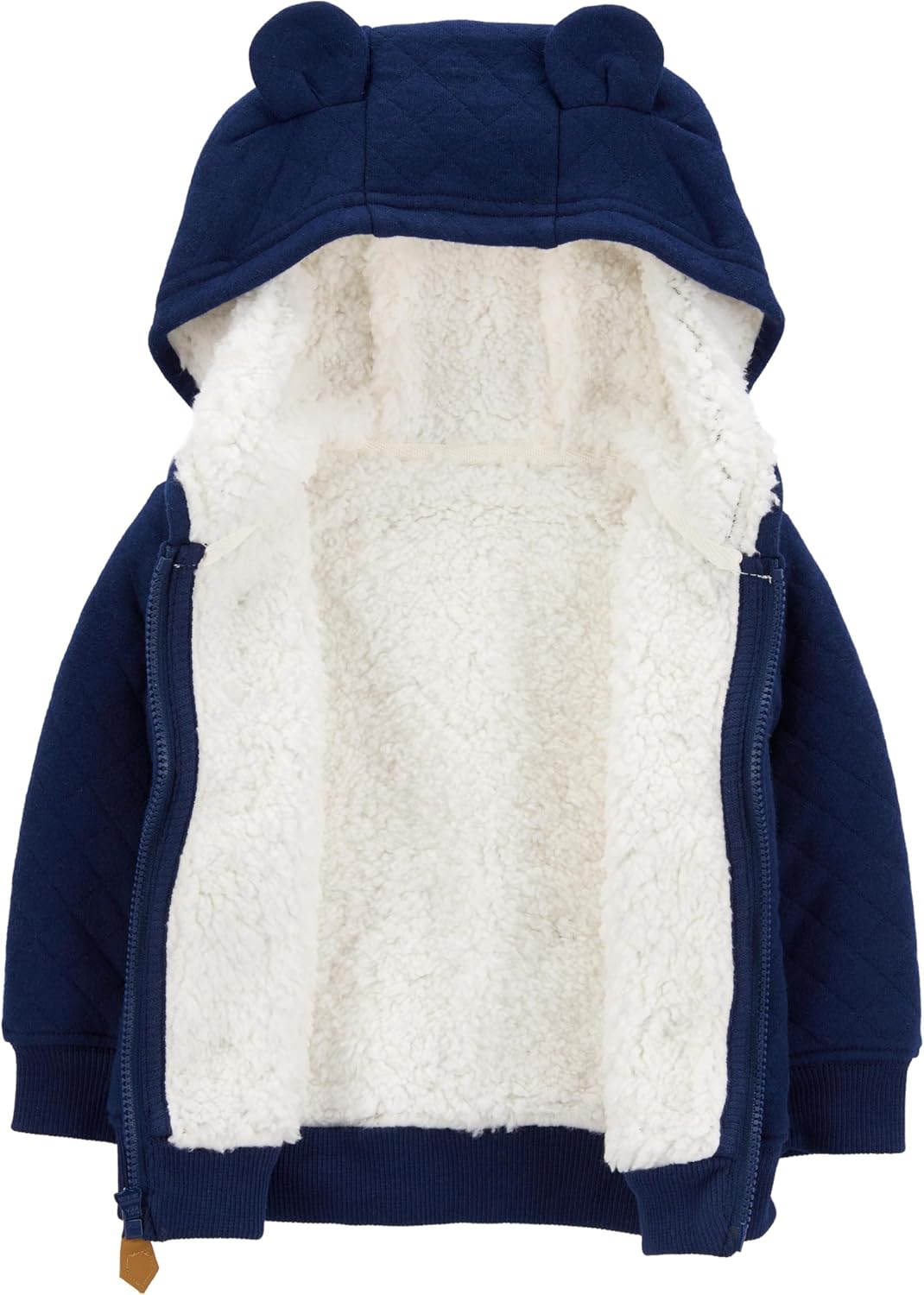 Simple Joys by Carter's Baby Hooded Sweater Jacket with Sherpa Lining