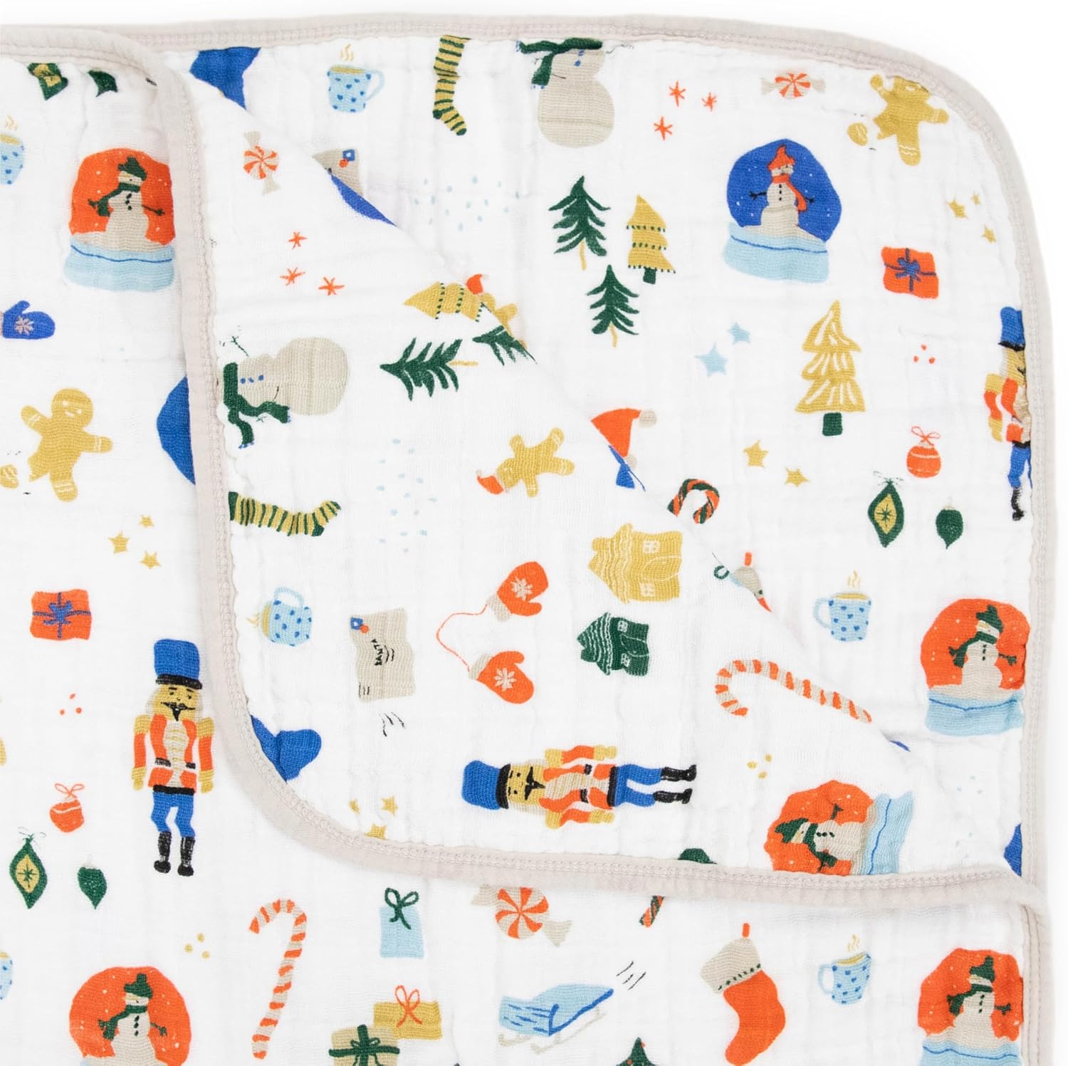 Little Unicorn Original Premium Cotton Quilt | Multi-Layered & Extra-Soft Muslin Fabric |for Babies
