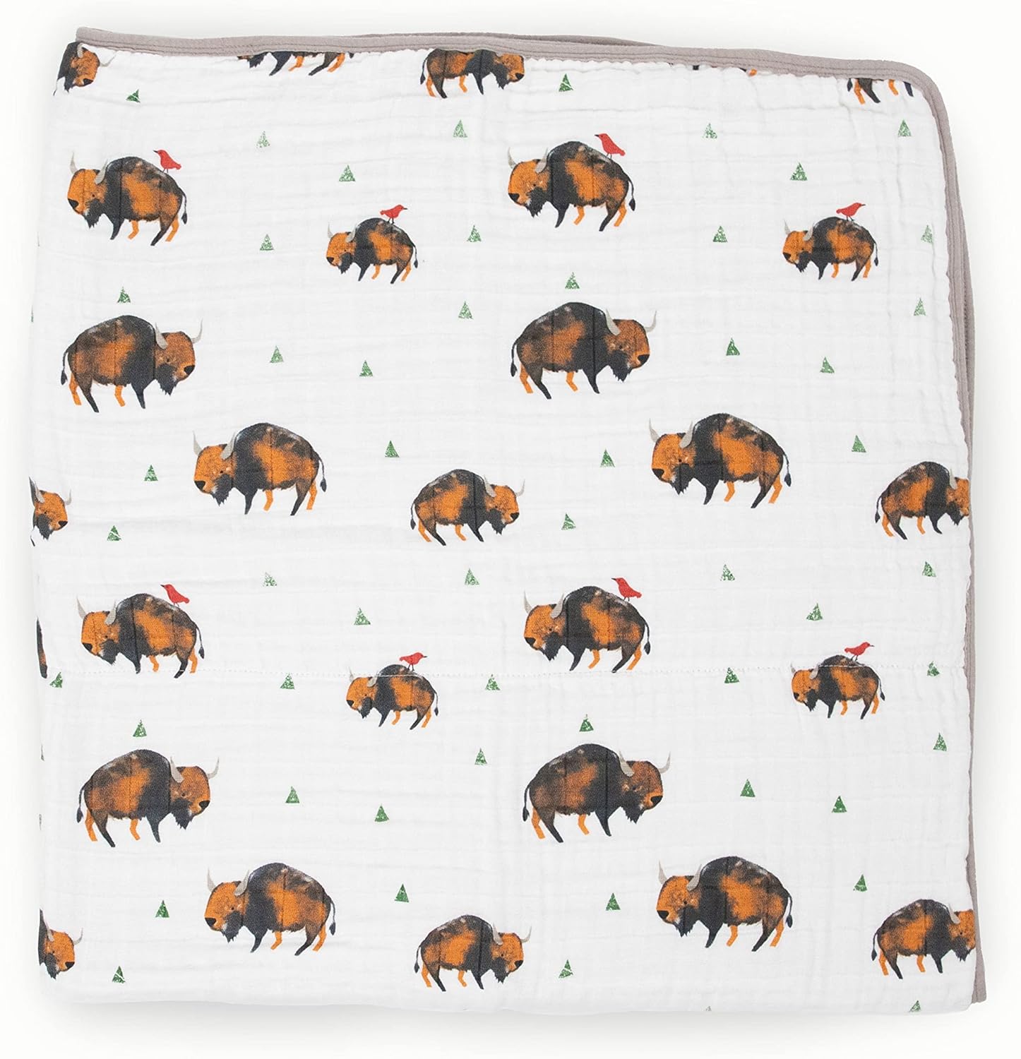 Little Unicorn Original Premium Cotton Quilt | Multi-Layered & Extra-Soft Muslin Fabric |for Babies