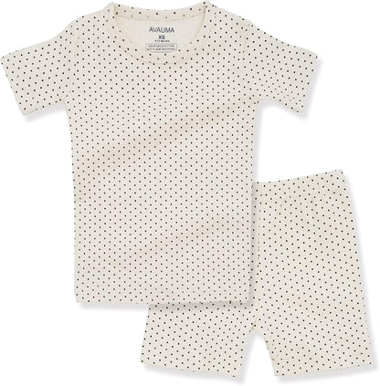 AVAUMA Baby Boys Girls Pajama Set 6M-7T Kids Cute Toddler Snug fit Pattern Design Pjs Cotton Sleepwear
