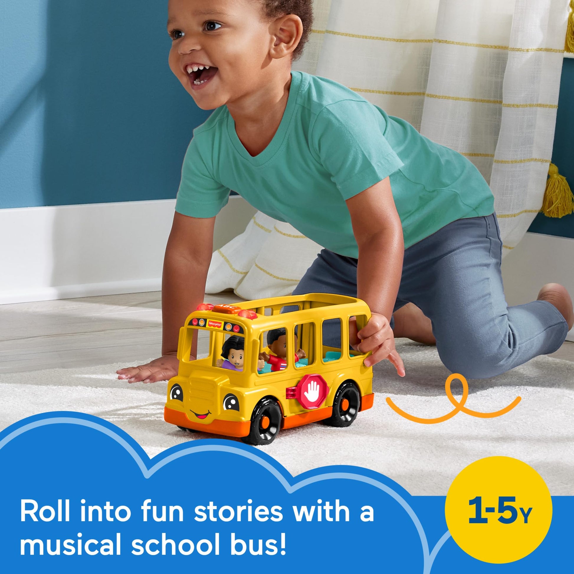 Fisher-Price Little People School Bus Toddler Toy