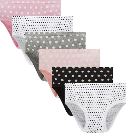 Family Feeling Little Girl Underwear Toddler Panties Big Kids Undies Soft 100% Cotton