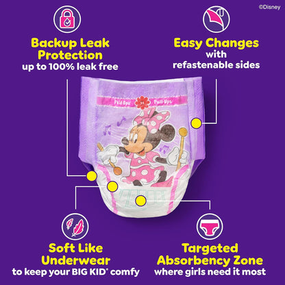 Pull-Ups Girls' Potty Training Pants, Size 5T-6T Training Underwear (46+ lbs), 66 Count