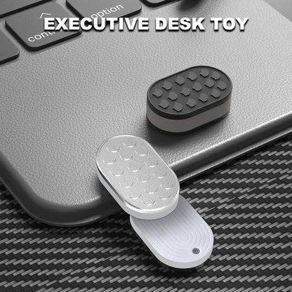 Scales Fidget Slider, Magnetic Metal Trackless Fidget Slider EDC Fidget Toys for Adults, Home/Office Executive Desk Toys for ADHD/ADD/Autism, Ideal Gifts for Him (Silver)