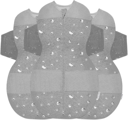 Happiest Baby SNOO Sleep Sack - 100% Organic Cotton Baby Swaddle Blanket - Doctor Designed Promotes