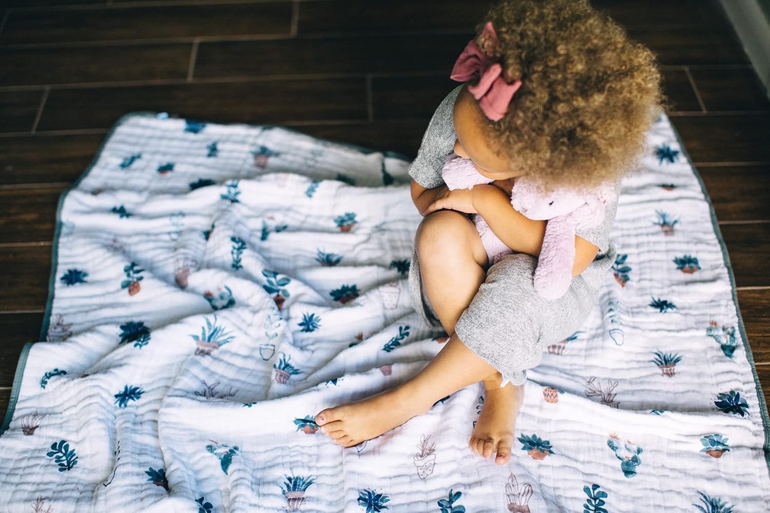 Little Unicorn Original Premium Cotton Quilt | Multi-Layered & Extra-Soft Muslin Fabric |for Babies