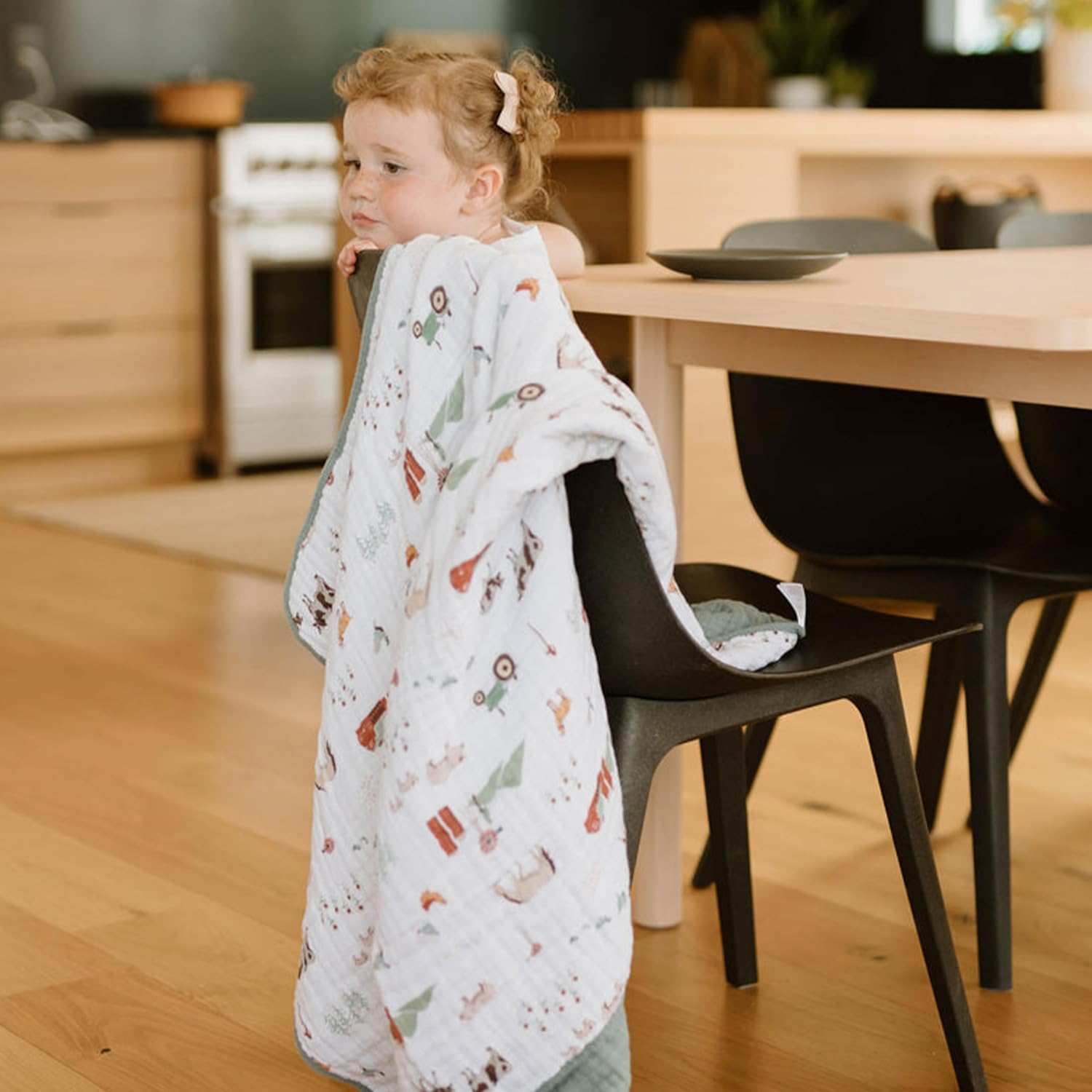 Little Unicorn Original Premium Cotton Quilt | Multi-Layered & Extra-Soft Muslin Fabric |for Babies