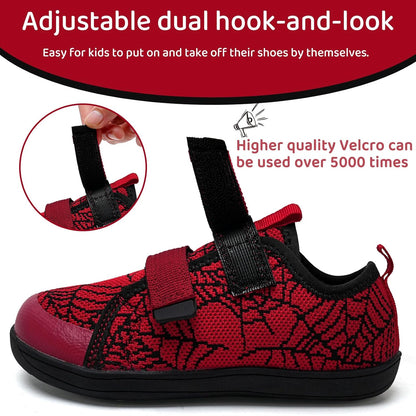 WateLves Toddler Little Kids Wide Barefoot Shoes The First Walking Shoes Girls Boys Breathable Zero Drop Minimalist Sneakers with Wide Toe Box Natural to Grow