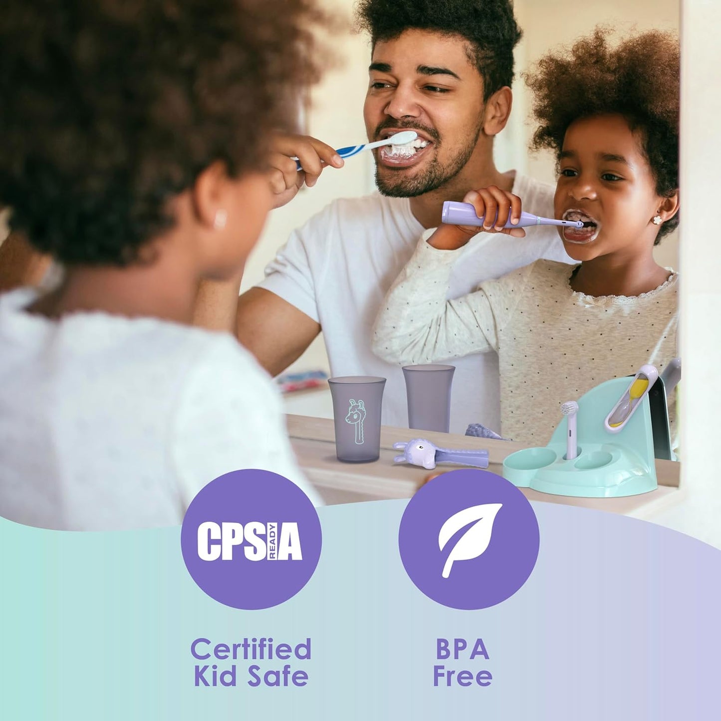 Brusheez Kids’ Electric Toothbrush Set - Safe & Effective for Ages 3+ - Parent Tested & Approved
