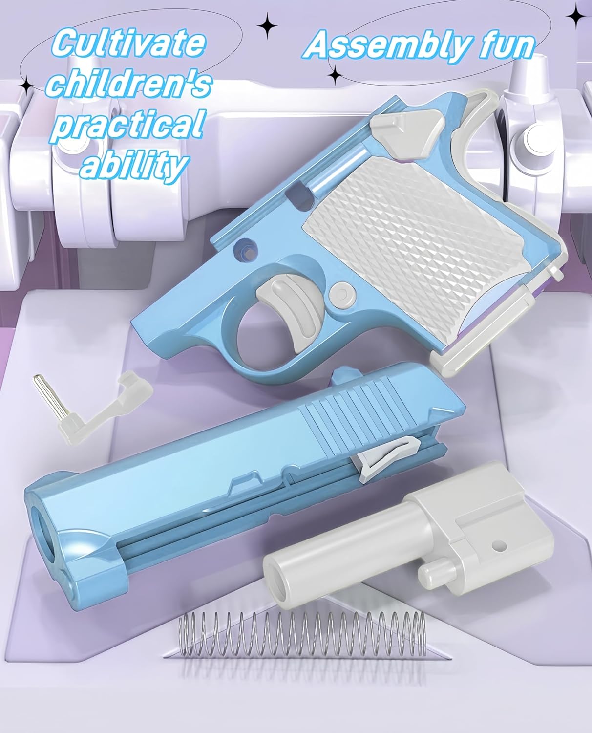 2024 New 1911 Model Radish Fun and Safe Toys,Fidget Toys Suitable for Relieving ADHD and Anxiety,Stress Relief Funny Toys for Adults,The Fun Gift for Adults and Kids (Blue / 1 PCS Pack)