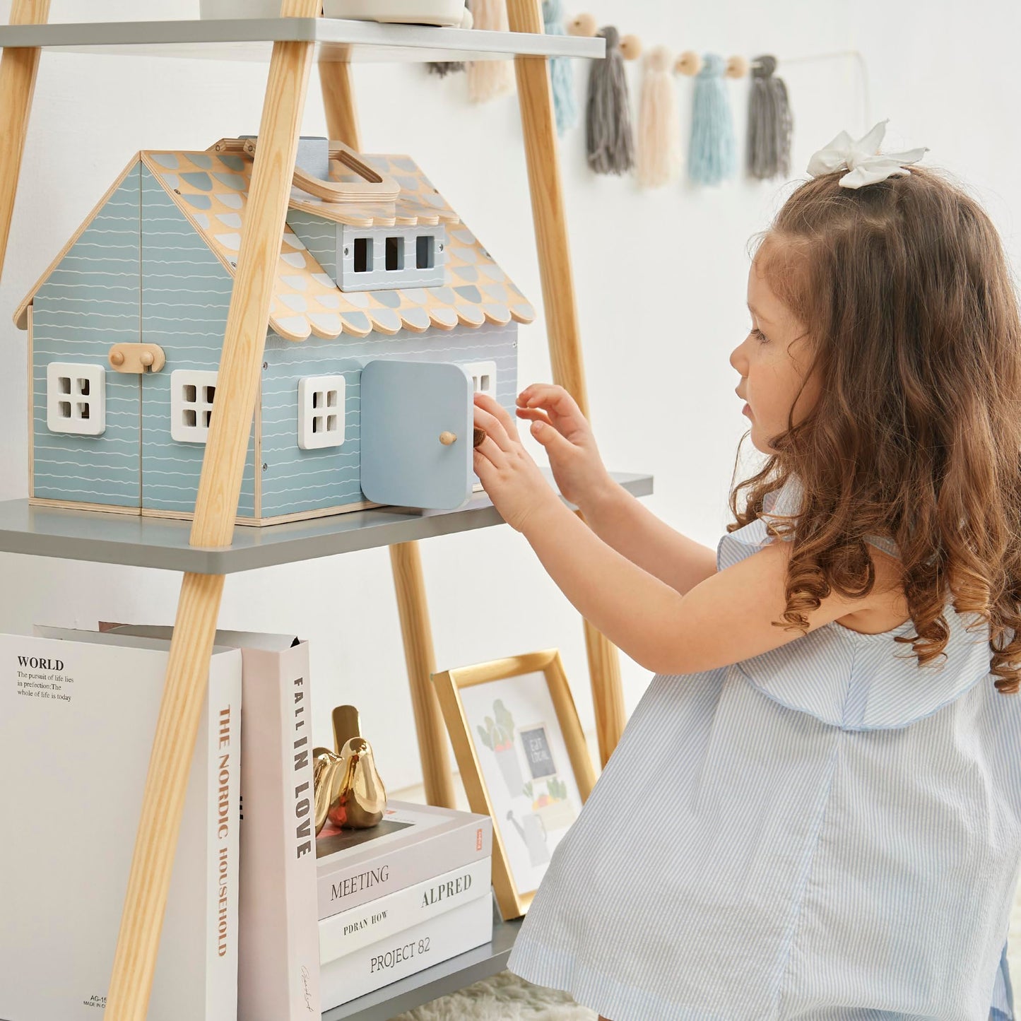 Olivia's Little World Wooden Cottage Dollhouse