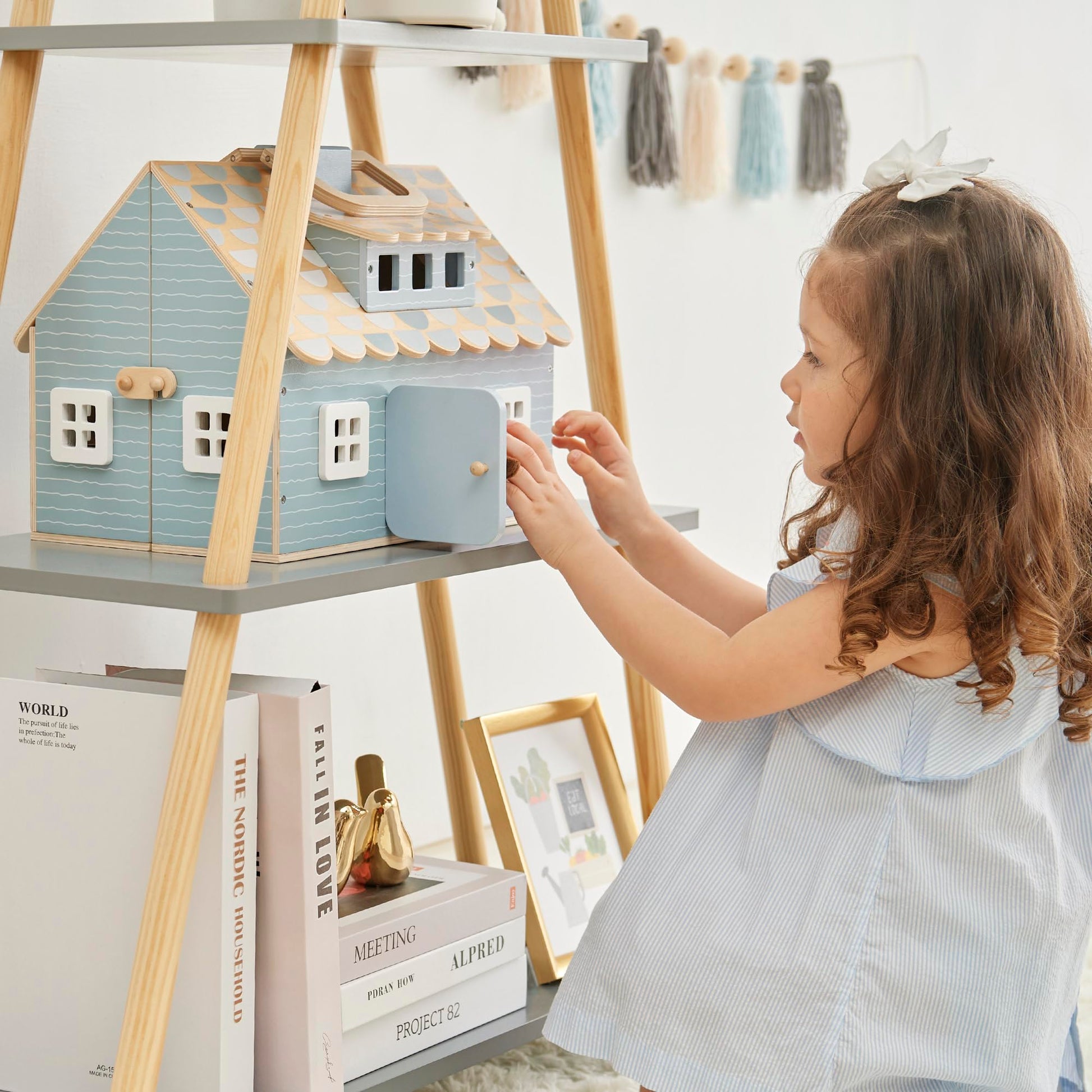 Olivia's Little World Wooden Cottage Dollhouse