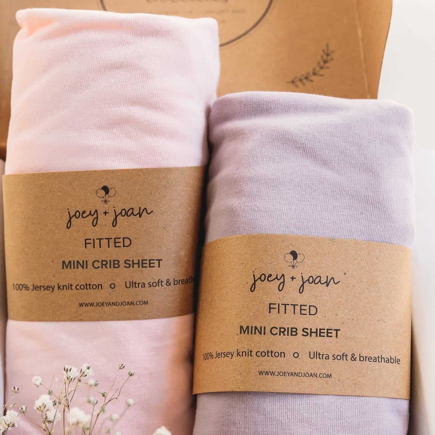Mini Portable 24x38 Fitted Crib Sheets – Compatible with Dream on Me, Delta Porta Crib and Arms