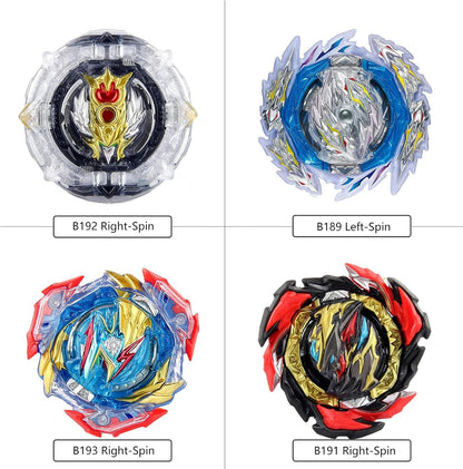 Battling Top Burst Stadium Battle Game Set,4 Spinning Tops 2 Launchers 1 Arena Combat Game,Battling Game Toys Birthday Gifts for 8-12 Boys Children Kids