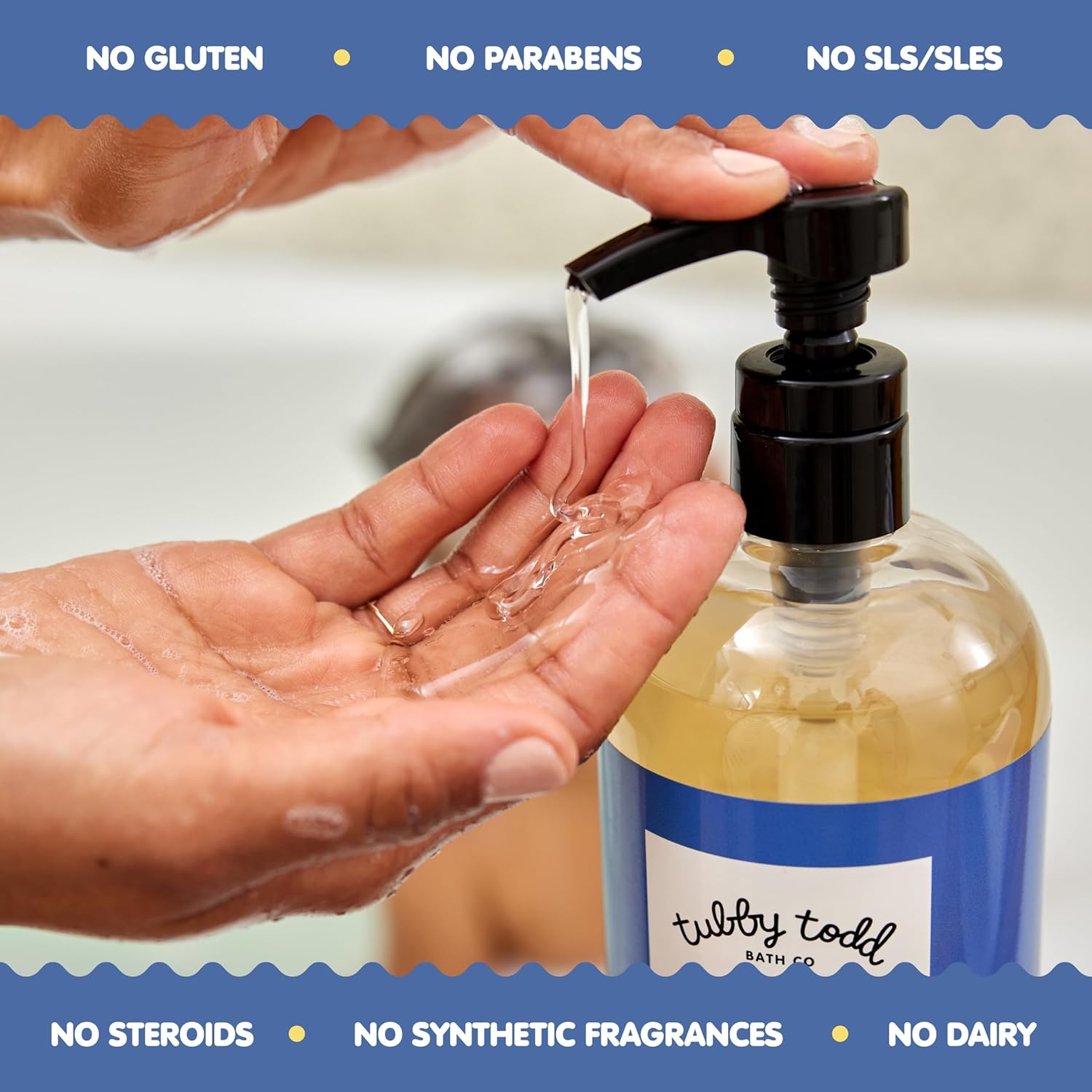 TUBBY TODD's Baby Body Wash & All Over Ointment Eczema Set - Gentle, Hypoallergenic Skincare for