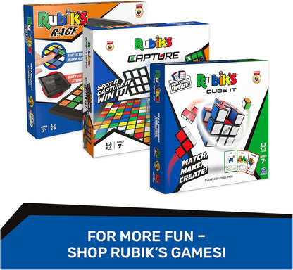 Rubik's Cube, Original 3x3 Puzzle Brain Teaser Fidget Toy with Removable Interchangeable Mod Stickers to Customize, for Adults & Kids Ages 8 and up