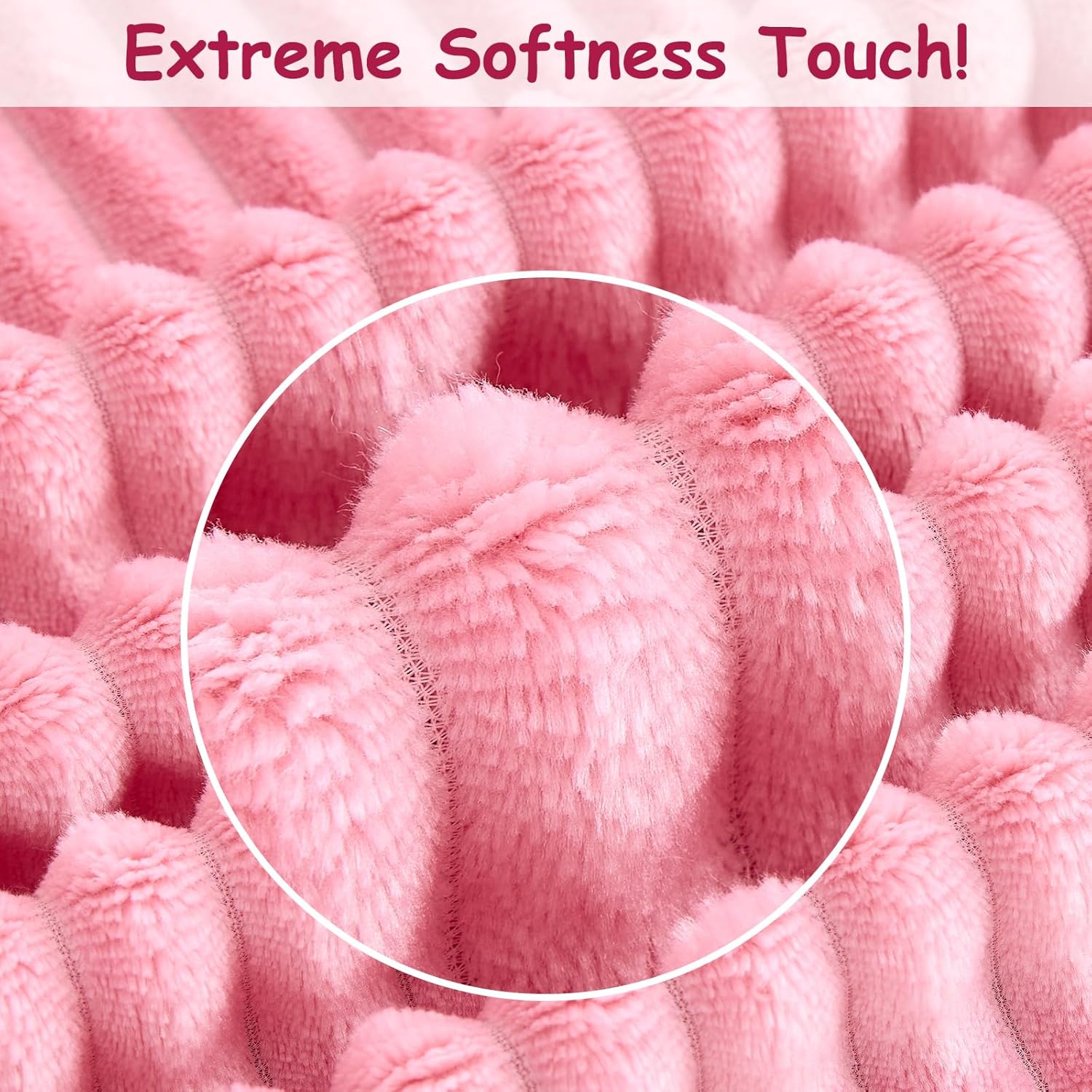 Soft Fleece Baby Blanket Ultra Cozy Pink Baby Blankets for Girls Warm and Lightweight Infant