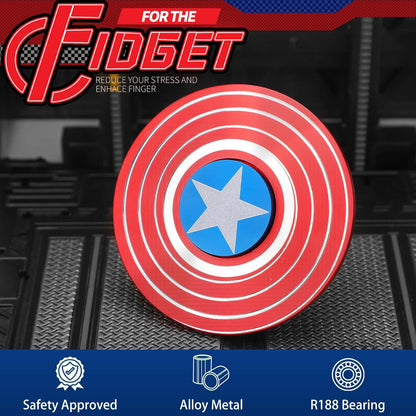 Cool Mini Hammer Fidget Spinner Transform Fingetip Spinner Metal for Kids Adults, Sensory Fidget Toy Infinity Cube Block, Fidgit Desk Toy, Anti Stress Anxiety Relief Stuffer Gifts for