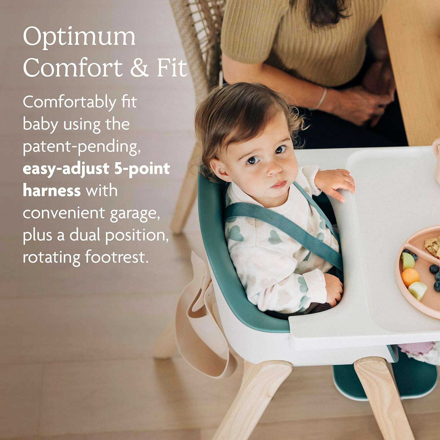 UPPAbaby Ciro High Chair/Sleek, Easy-to-Clean Design/Perfect-Fit Tray to Bring Baby to