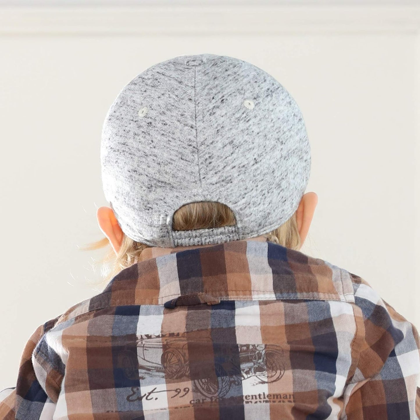 Keepersheep Baby Baseball Cap Infant Sun Hat, Cotton Knit with Soft Brim, Adjustable Soft Newborn Toddler Cap