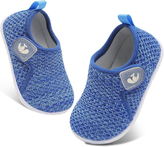 FEETCITY Baby Boys Girls First Walking Shoes Infant Sneakers Crib Shoes Breathable Lightweight Slip On Shoes