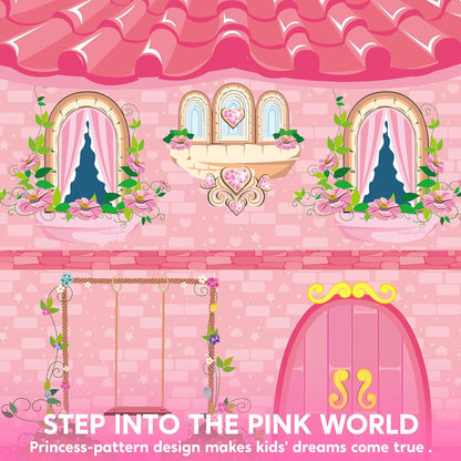 JOYIN Princess Tent Girls Large Playhouse Kids Castle Play Tent for Children, Pop Up Play House for Toddlers Indoor and Outdoor Games