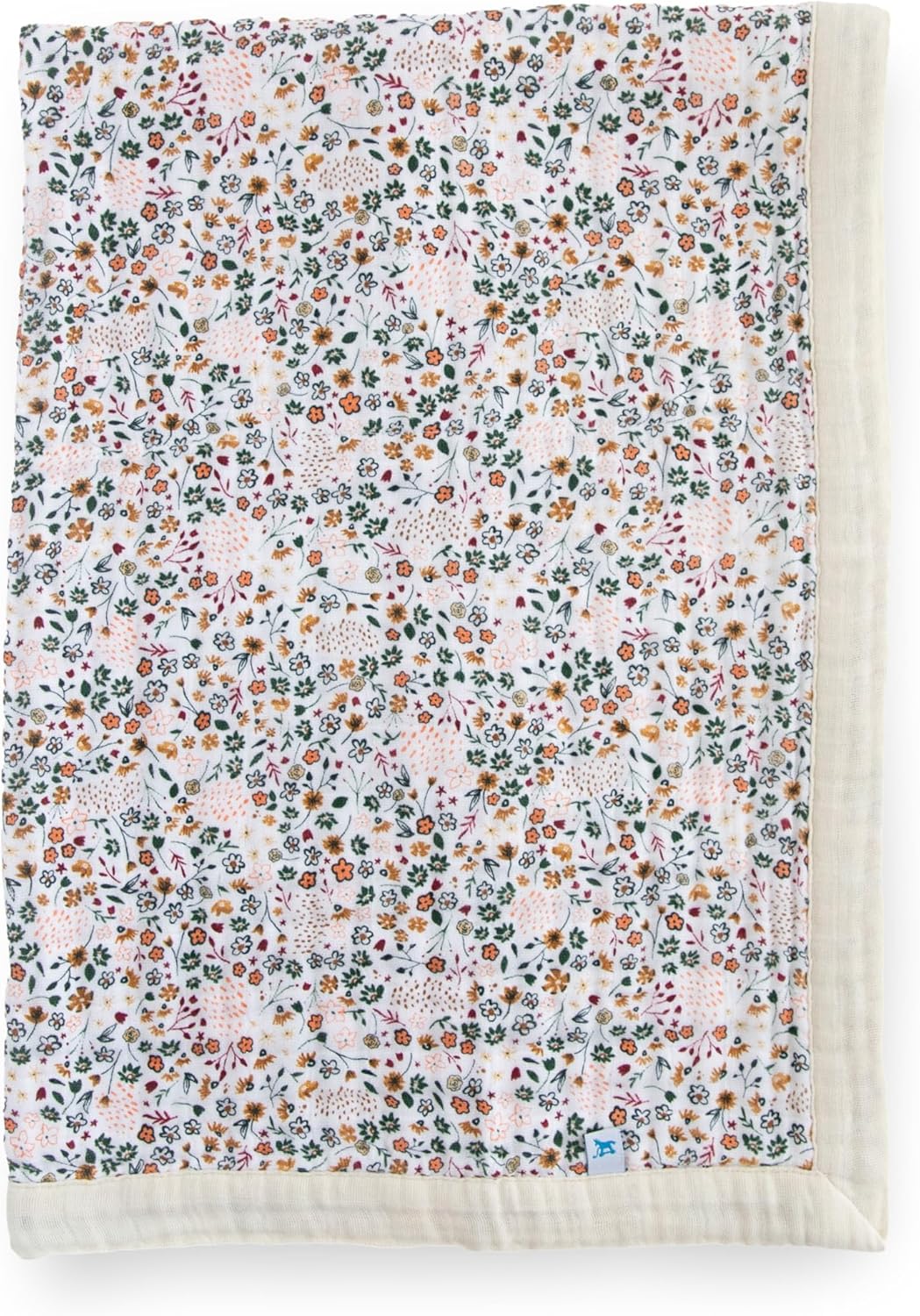 Little Unicorn Newborn Receiving Quilt | Ultra- Soft, Multi-Layered Muslin Fabric | Gift for