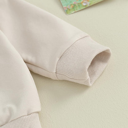 Kupretty Toddler Baby Boy Fall Winter Clothes Color Block Long Sleeve Sweatshirt Pullover Tops + Joggers Pants Outfit Set