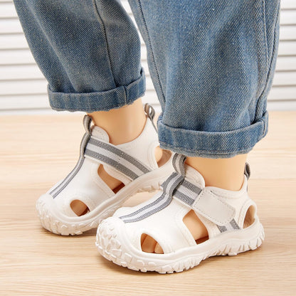 BMCiTYBM Baby Boy Girl Closed Toe Summer Sandals Lightweight Shoes Infant Non-Slip First Walking Sneakers 6 9 12 18 24 Months